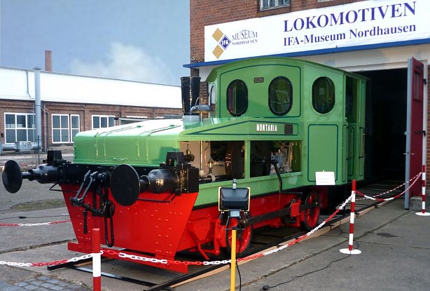 Bild 3: Motorlokomotive L 308, 40PS, Bj. 1922, 2015 restauriert (Foto: IFA-Museum)