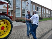 Erik Pilgermann mit Famulus 40 in Nordhausen (Foto: Geiger)