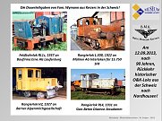 Loks aus der Schweiz (Foto: W. Geiger)