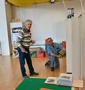 Sonderausstellung Aufbau und Eröffnung (Foto: IFA-Museum H.-G. Franke)