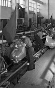 Produktionsbegin 1954 (Foto: Archiv M. Blumenthal FIL)