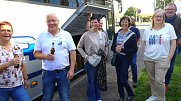 Besuchergruppe Haubern (Foto: W. Geiger)