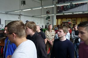Sch&uuml;ler vom BSZ Sondershausen im IFA Museum
