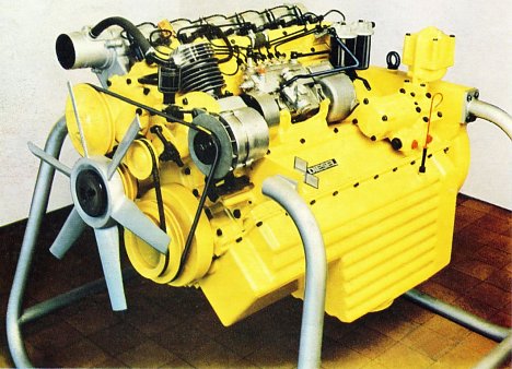 Bild: Bild 30: 150 PS-Motor 6 VD 12/11 GRF, geneigte Version