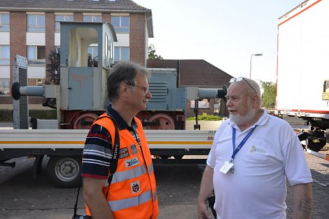 Volker Lange und Wilfried Geiger (Foto: Franke)