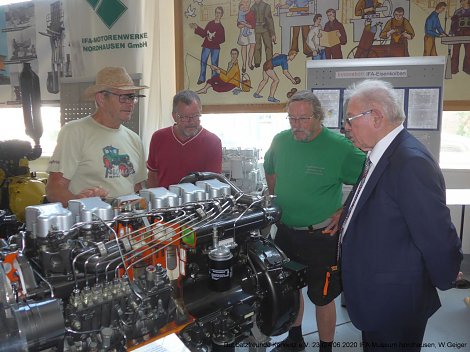 der ATL Motor (Foto: W. Geiger)