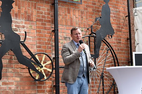 Eröffnungsrede des Ministerpräsidenten (Foto: IFA-Museum)