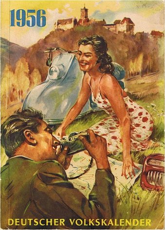 Frauen in der Werbung (Foto: Deutscher Volkskalender 1956)