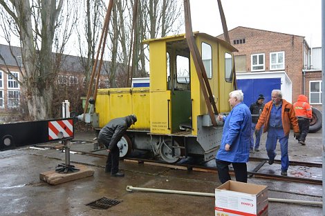 Lok am Haken (Foto: w.geiger)