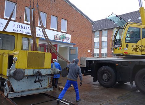 Lok am Haken (Foto: w.geiger)