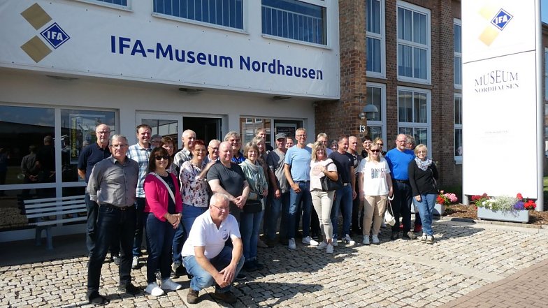 Besuchergruppe TSV Haubern (Foto: W. Geiger)