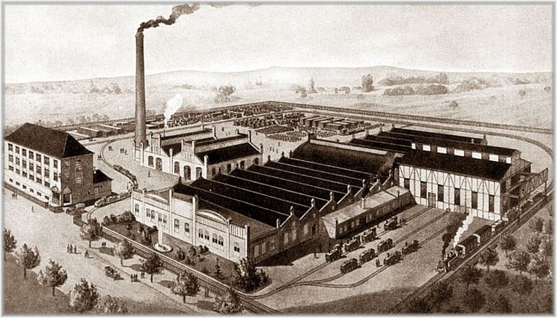 Bild 1: O&K AG / Montania-Werk Nordhausen 1913 (Foto: Archiv)