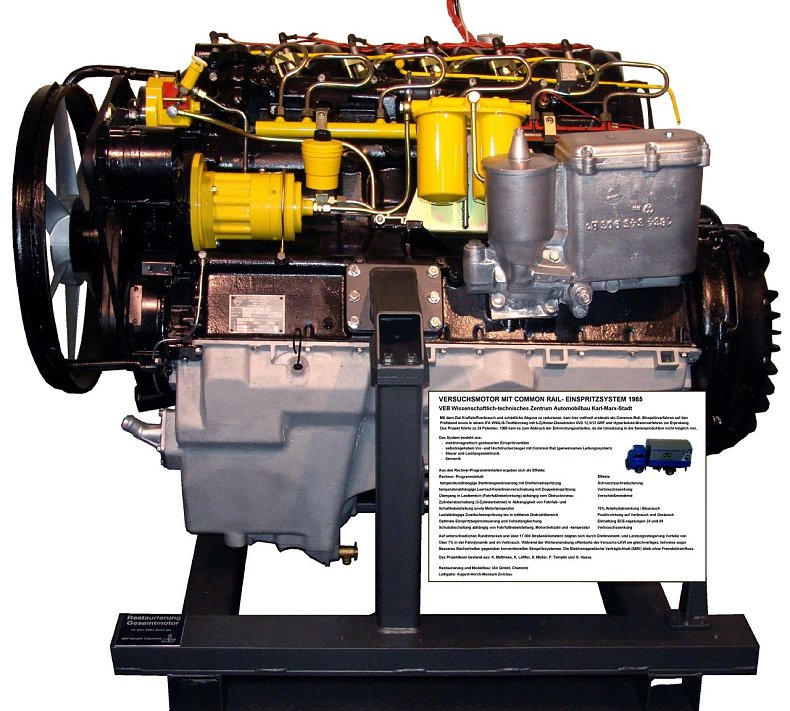 Bild: Bild 36: Common Rail-Dieselmotor MN 106 CR