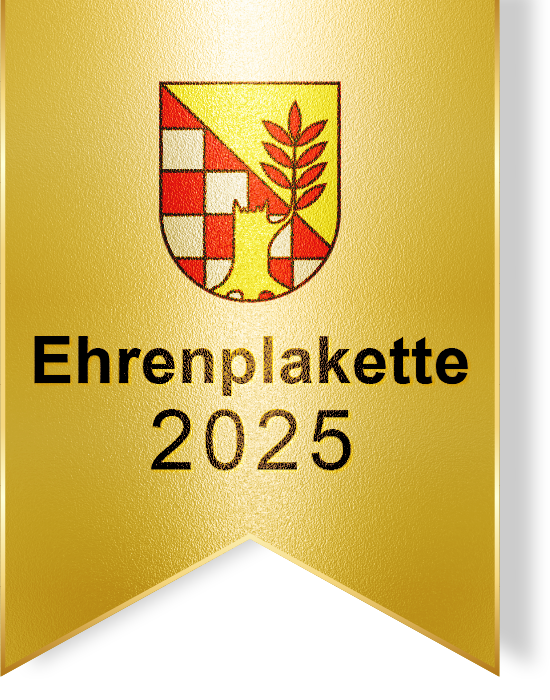 Ehrenpalekket f�r Ehremeamt 2025